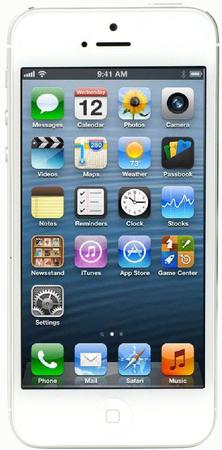 Смартфон Apple iPhone 5 64Gb White & Silver - Самара
